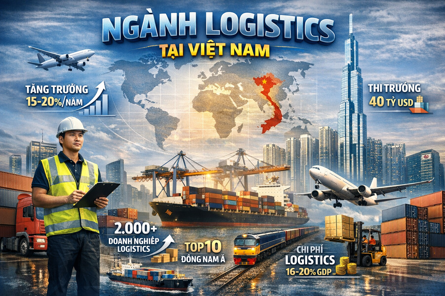Tương lai ngành Logistics tại Việt Nam 2026-2030